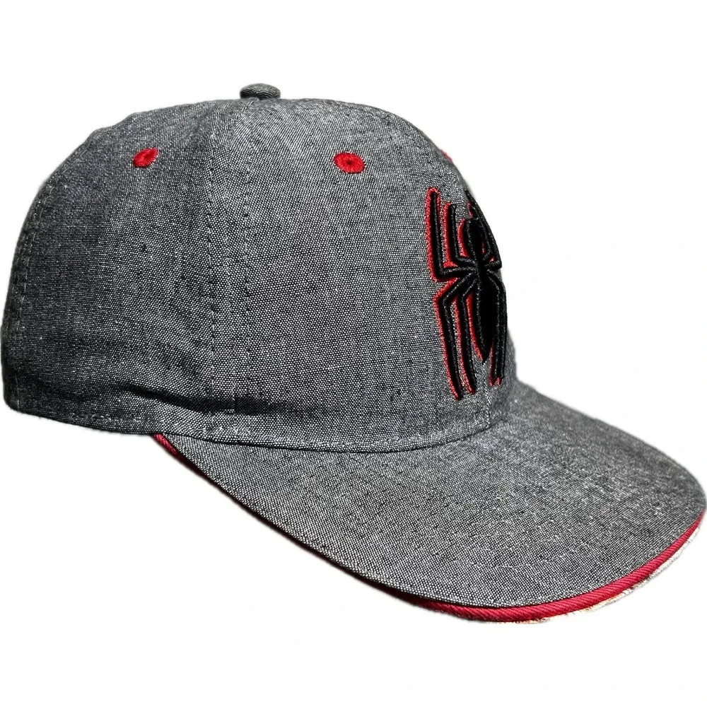 Marvel‎ Spider-Man Snapback Hat Boys OSFM Grey Red Superhero Comic Core Style